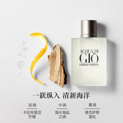 阿玛尼（ARMANI）寄情男士香水 经典版50ml柑橘海洋调清新男士持久留香 生日父亲节礼物送男生男友【CDF】 商品图1