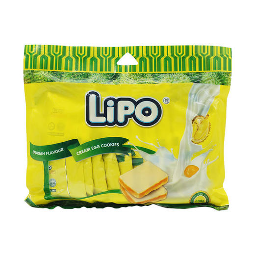 lipo面包干（榴莲味）200g 商品图1