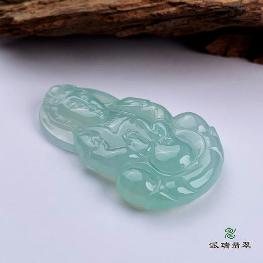 派瑞翡翠 翡翠观音 糯冰种 飘翠 商品图3