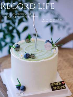 「初夏的风」100%动物奶油（主图5寸加高·提前3小时预订）