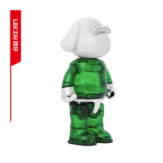 LEK ZAI 叻仔绿光少年潮玩公仔关节可动手办轻奢卡通装饰桌面摆件 商品图3