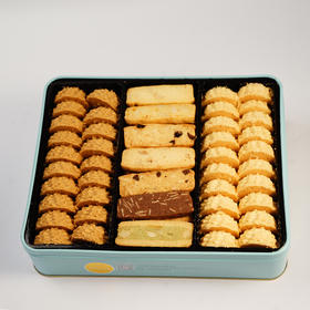 【大 混合】大容量720g十味混合曲奇｜甄选优质黄油×咖啡×腰果×抹茶×杏仁 节日送礼/家庭分享/多口味满足（巧克力/燕麦/夏威夷果/提子/玉米）