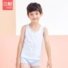 Threegun三枪 【舒肤弹力棉】男童/女童少儿圆领打底儿童背心(三枚装)-39133A011 商品缩略图3