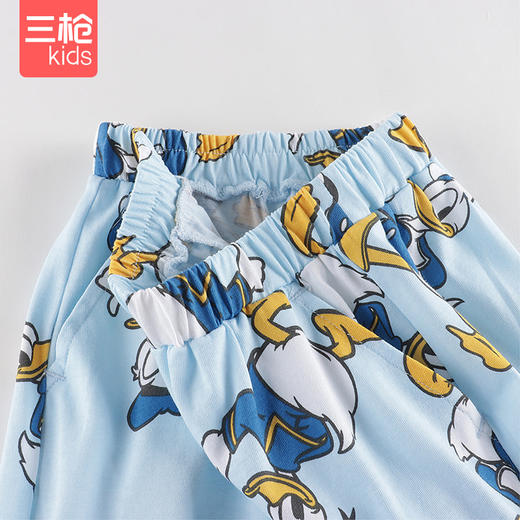 Threegun三枪 【水柔棉】少儿圆领长袖长裤家居套儿童家居服睡衣-8D268D011 商品图4