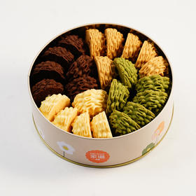 【4月7日开始陆续发货】【小 四季混合曲奇】222g四味随心享｜宇治抹茶×法芙娜巧克力×甄选黄油×香醇咖啡  早餐搭档｜下午茶自由｜宵夜小确幸-默认不配手提袋