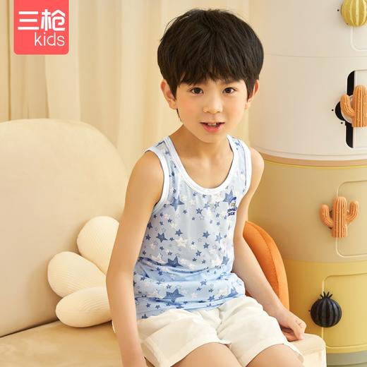 Threegun三枪 【莫代尔】男童/女童少儿打底儿童背心（两枚装）-3D055A011 商品图2