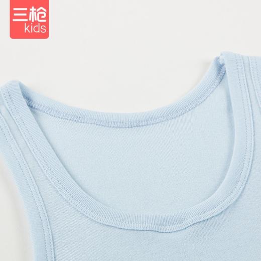 Threegun三枪 【舒肤棉】罗纹男童打底儿童背心（两枚装）-39131A011 商品图2