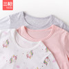 Threegun三枪 【舒肤薄棉】女童圆领儿童保暖内衣套装-29344D011 商品缩略图2