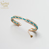 SpoiledBrat Jewelry轨道系列 | 绿松石磷灰石手镯 商品缩略图0