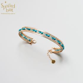 SpoiledBrat Jewelry轨道系列 | 绿松石磷灰石手镯