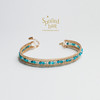 SpoiledBrat Jewelry轨道系列 | 绿松石磷灰石手镯 商品缩略图1