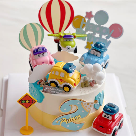 Q版小汽车 · 童趣奶油蛋糕 商品图0