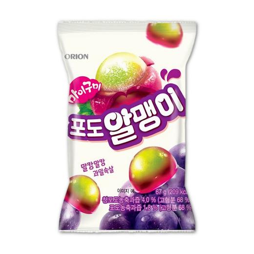 오리온 포도알맹이젤리67g 商品图0