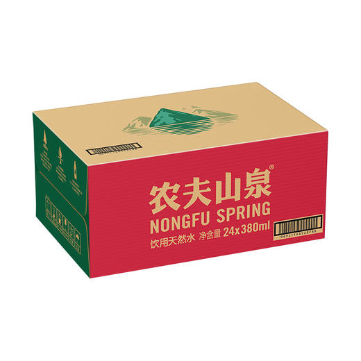 农夫山泉 饮用水 饮用天然水380ml 1*24瓶 整箱装 商品图2