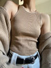 Viktoria Chan | SS2051 Dante Silk Trim Tank [上衣 黑/白/驼/灰] 商品缩略图2