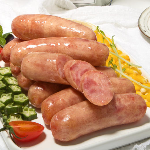 雄丰地道肠500g*4袋共32根火山石烤肠独立包装 商品图2