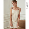 缎面吊带睡裙女薄款一字领仿真丝家居服2022新款 商品缩略图4