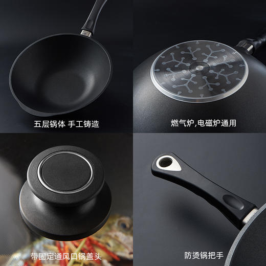 【样品清仓特惠5折，仅一个无货退款】德国原装进口AMT不粘炒锅带盖高端不粘锅【不支持补差，非质量问题不退不换】S 商品图3