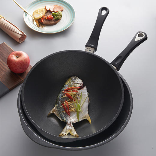 【样品清仓特惠5折，仅一个无货退款】德国原装进口AMT不粘炒锅带盖高端不粘锅【不支持补差，非质量问题不退不换】S 商品图4