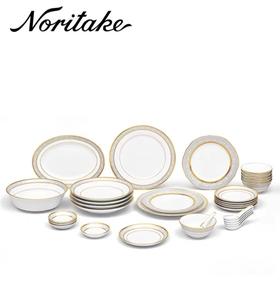 日本则武Noritake日式田园风中餐餐具6人用32头套件（仅样品