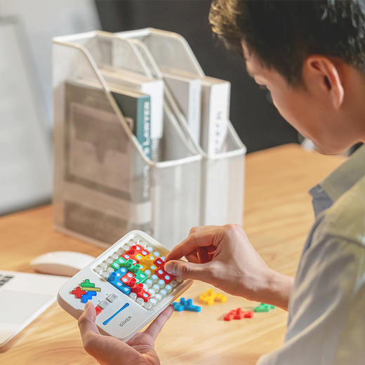 GiiKER计客超级积木JKJM001，益智逻辑思维智能灯光棋亲子家庭儿童游戏便捷掌机 商品图4