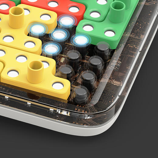 GiiKER计客超级积木JKJM001，益智逻辑思维智能灯光棋亲子家庭儿童游戏便捷掌机 商品图6