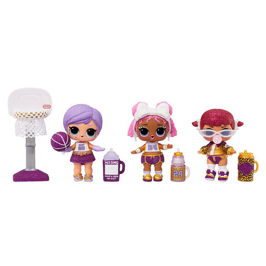 MGA  L.O.L. 惊喜娃娃 全明星篮球队系列-红队蓝队 商品图1