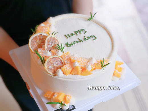 「芒果戚风」100%动物奶油（附图6寸·提前3小时预订） 商品图1