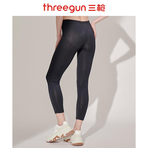 Threegun三枪 【舒木尔】女士九分打底裤-60966B931 商品图2