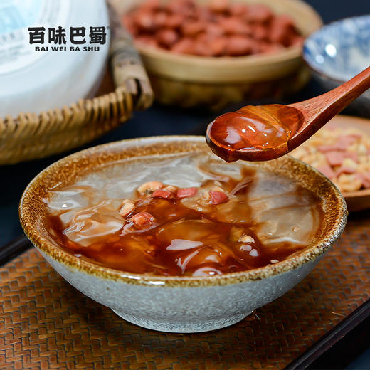 【川派冰粉凉糕】百味巴蜀川派凉糕 川派冰粉3碗装/6碗装 四川特色小吃红糖味冰粉凉糕 手工制作解暑神器 香糯Q弹 开盖即食 商品图3