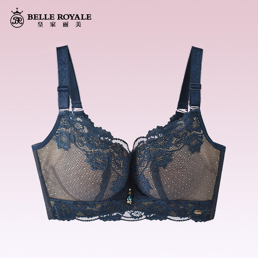 【秒杀品不退不换】皇家丽美厚款夏季有钢圈小胸显大聚拢调整型内衣WJ913-3 商品图1