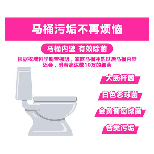 日本花王马桶清洁喷雾380ml 玫瑰香/柠檬香清新自然 117638/117639 商品图3