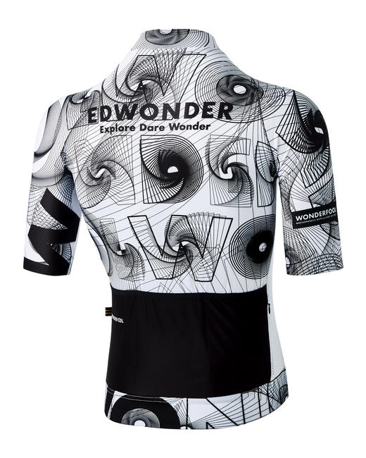 W无限(男)车衣-黑白Jersey 商品图1