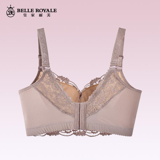 【秒杀品不退不换】皇家丽美厚款夏季有钢圈小胸显大聚拢调整型内衣WJ913-3 商品图2