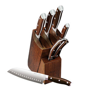 REAO锐欧德国钼钒钢手工家用厨房枫木6件套刀