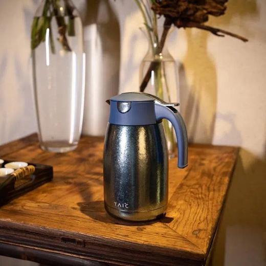 【样品清仓特惠5折，仅一个无货退款】TAIC 太可双层纯钛保温壶1.5L（瀚海蓝）【不支持补差，非质量问题不退不换】S 商品图3
