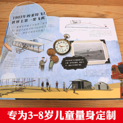 【青葫芦】探索莱特飞行器 科普百科 3-6岁 HL（内函趣味科普+手动纸模） 商品图3