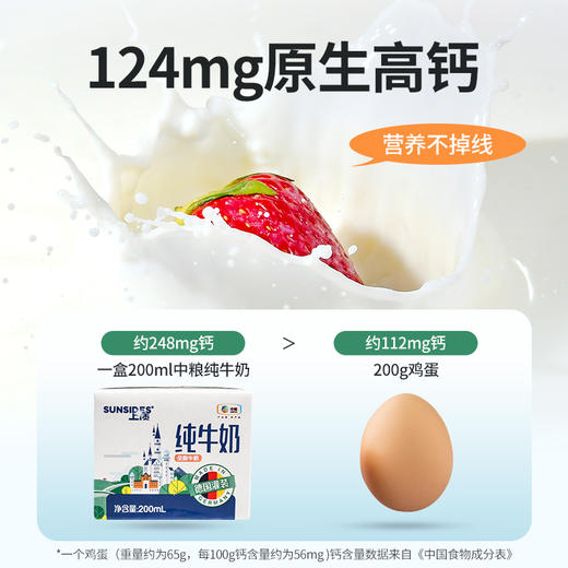 中粮上质德国全脂纯牛奶礼盒200ml*10 商品图3