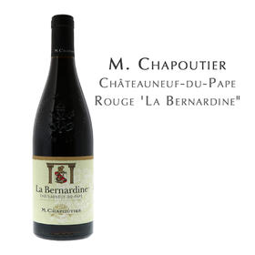 莎普蒂尔新教皇城堡红葡萄酒  M. Chapoutier-Chneuf-Pape-LaBernardine-Red-05