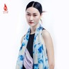 SAINTJOY/上久楷夏季真丝长巾 桑蚕丝 青花春韵CJS22007 商品缩略图8