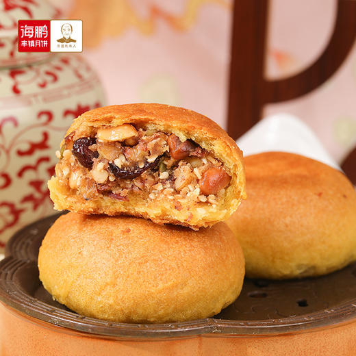 海鹏丰镇经典五仁月饼70g*5枚 商品图2