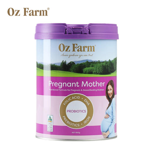 澳美滋OzFarm  孕期哺乳孕妇奶粉含叶酸900g 商品图0