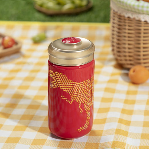 喝彩随身杯(中)恐龙贴花单层400ml 商品图0