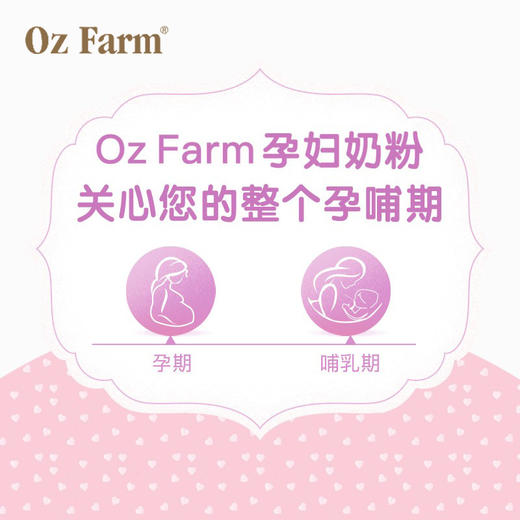 澳美滋OzFarm  孕期哺乳孕妇奶粉含叶酸900g 商品图2
