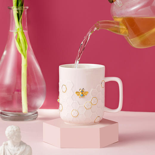 乾唐轩活瓷大丰收创意个性马克杯陶瓷描金 商品图2