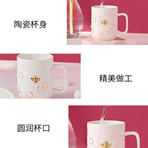 乾唐轩活瓷大丰收创意个性马克杯陶瓷描金 商品图3