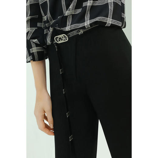 COCOBELLA通勤质感微喇裤女立体裁剪垂坠高腰休闲裤长裤PA41 商品图1