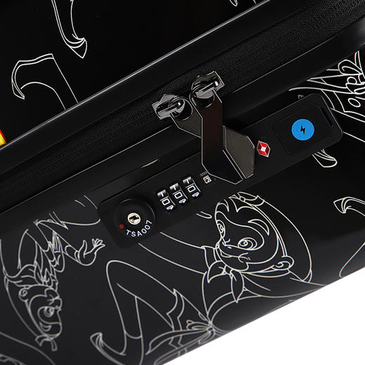 国潮新品 银座大闹天宫系列拉杆箱 行李箱 可登机20寸拉链箱A-9389L 商品图3