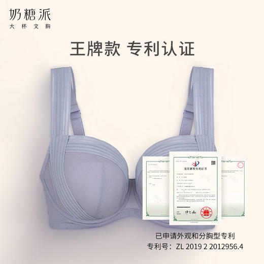 【倾心四分之三杯】分胸型4.0自然承托防下垂简约大胸内衣 商品图3