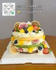 蛋糕定制—三色蛋糕胚水果裸蛋糕 商品缩略图1